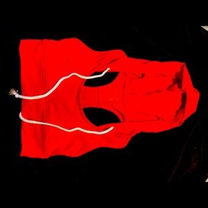 Sports bra with a hood never worn